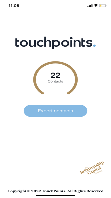 Touchpoints Pro Contacts Assi. Screenshot