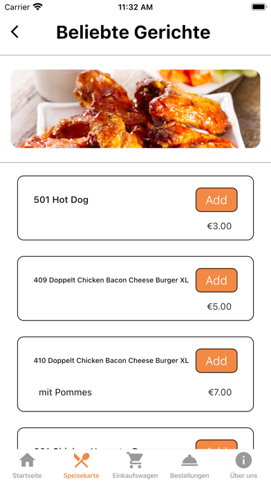 Pritis Pizzaservice Screenshot