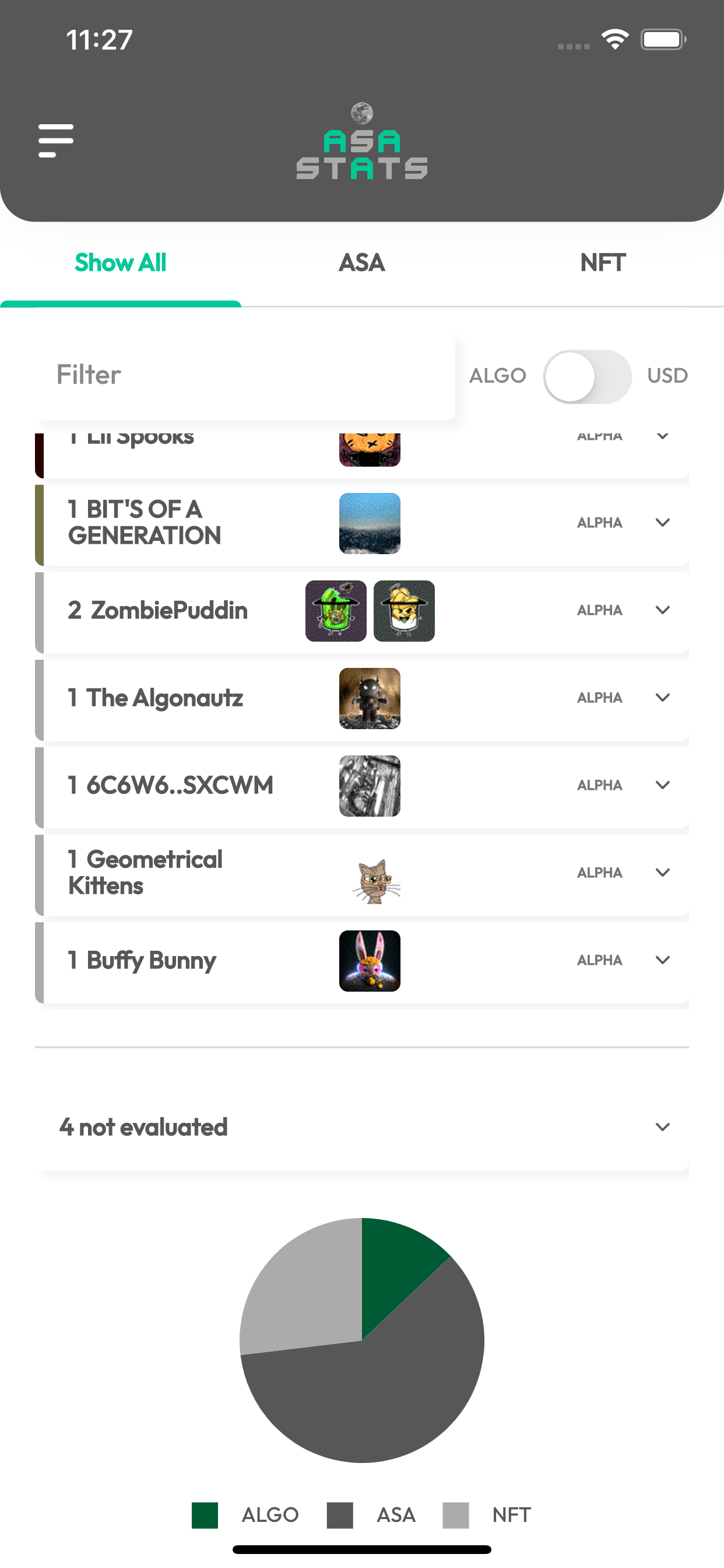 ASA Stats Mobile