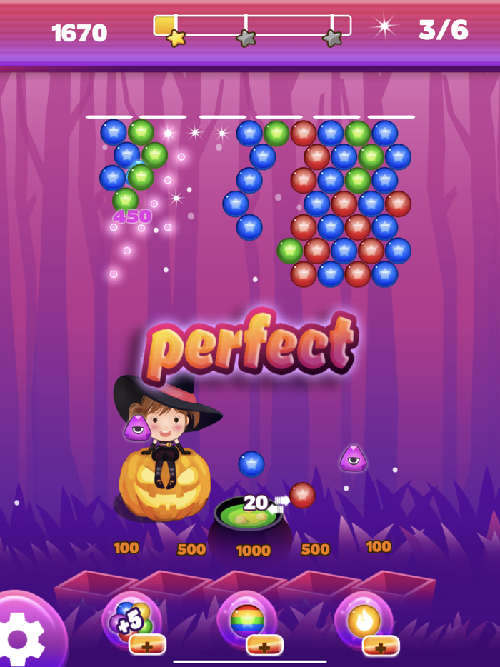 Bubble Shooter Dark Halloween