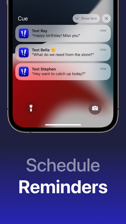Cue - Text Reminders
