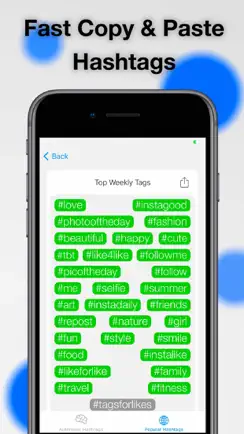 Automatic Hashtags Generator iPhone image 4