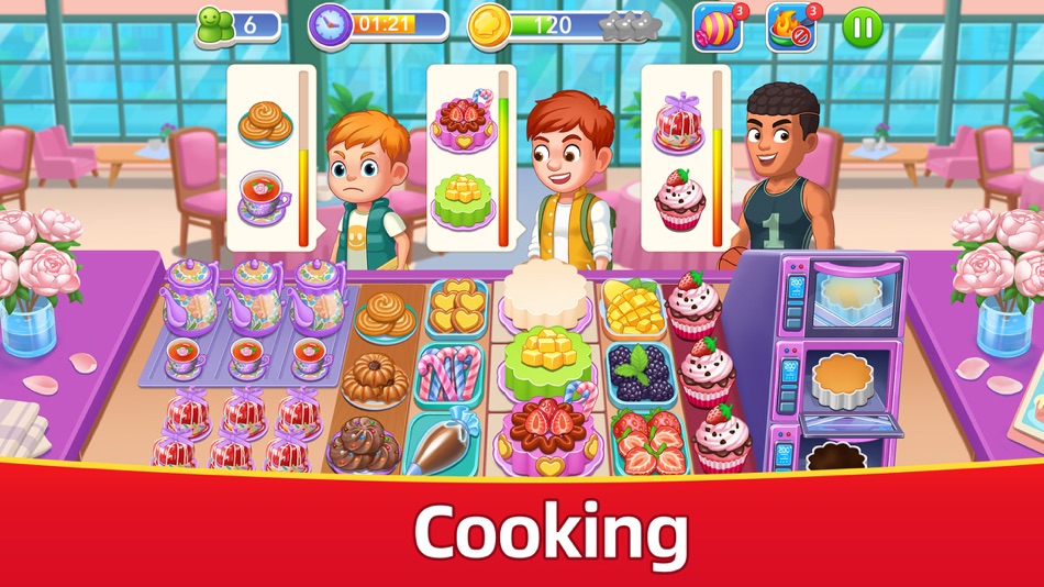 #2. Cooking Magic-Restaurant Game (iOS) Bởi: 玉玲 邓