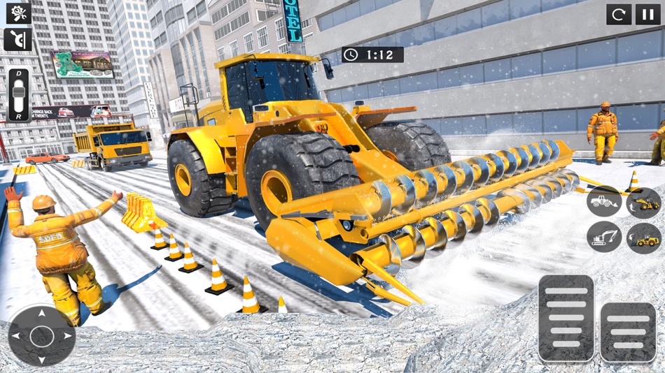 #4. Snow Excavator Crane Simulator (iOS) Podle: Muhammad Salman