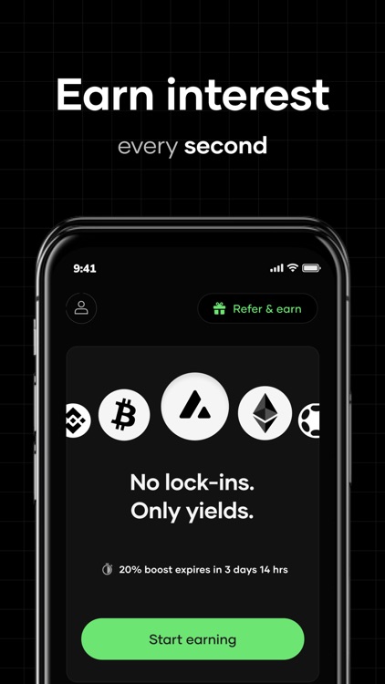 Flint: Earn Crypto, BTC, ETH