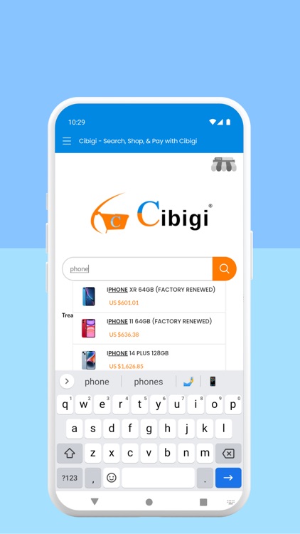 Cibigi - Search, Shop, Pay...