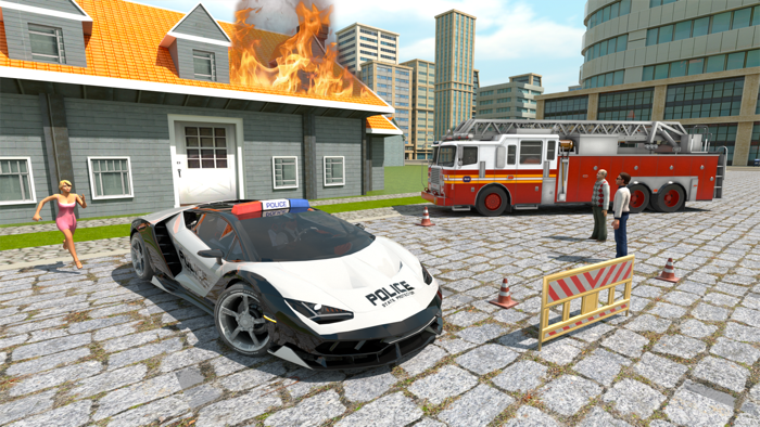 Police Chase Car Driving 3D