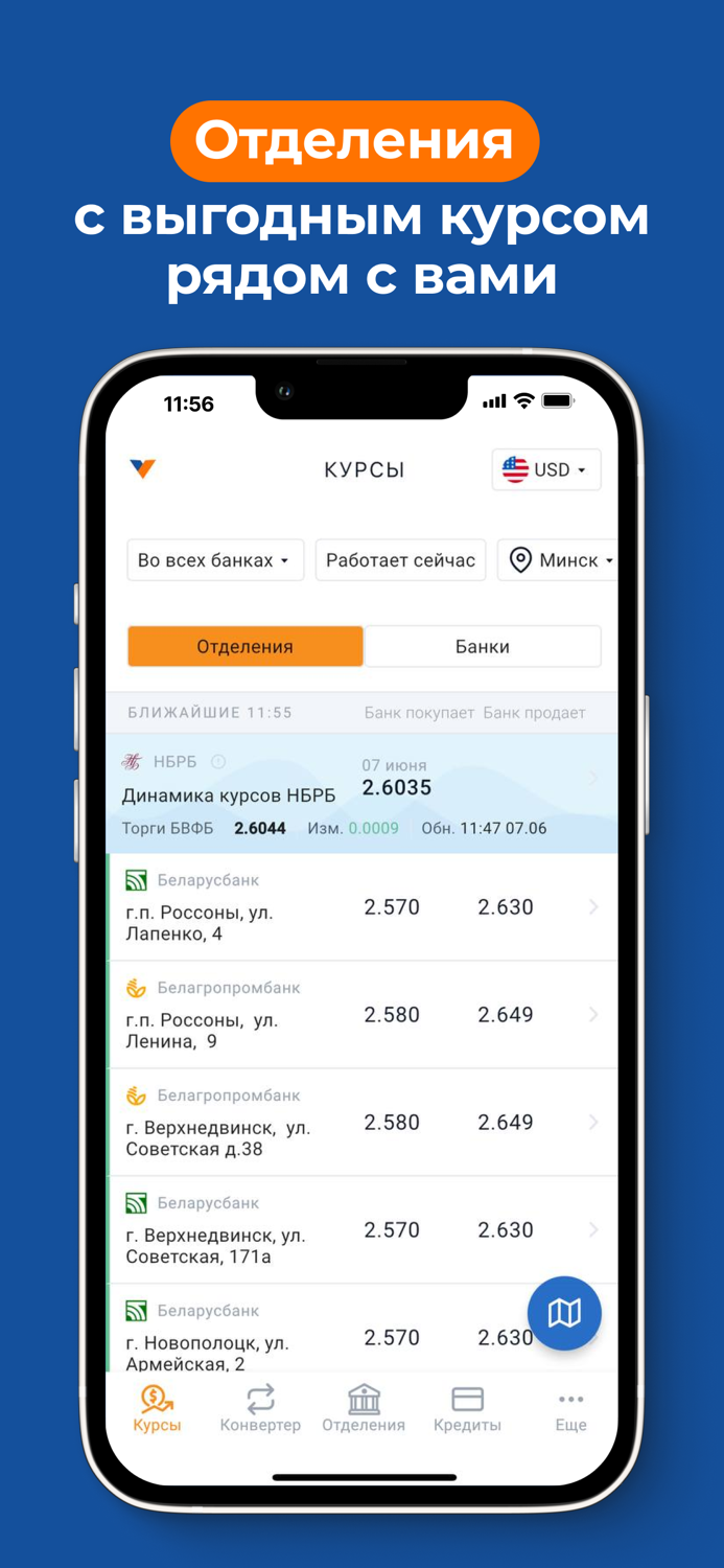 Myfin - курсы валют конвертер