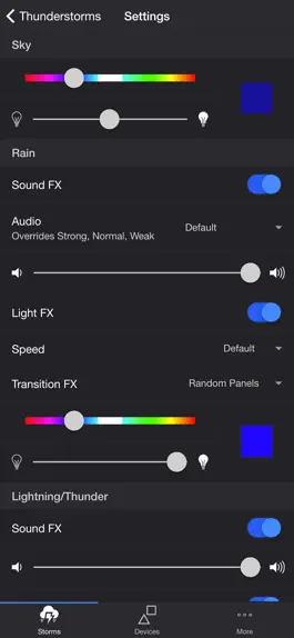 Game screenshot Thunderstorm for Nanoleaf apk