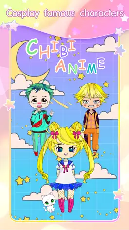 Game screenshot Chibi Doll Coloring & Dress Up hack