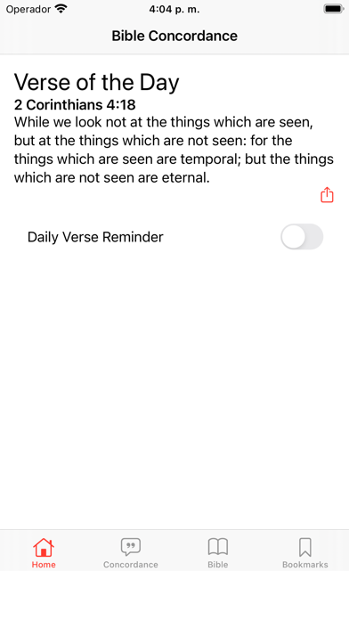 Bible Strongs Concordance Screenshot