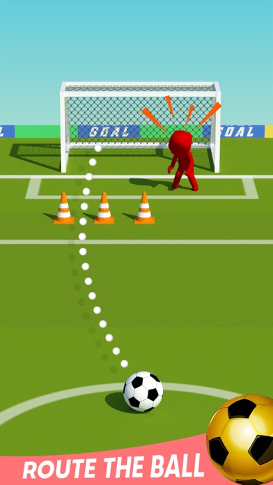 Crazy Goal Kick Soccer Penalty Screenshot