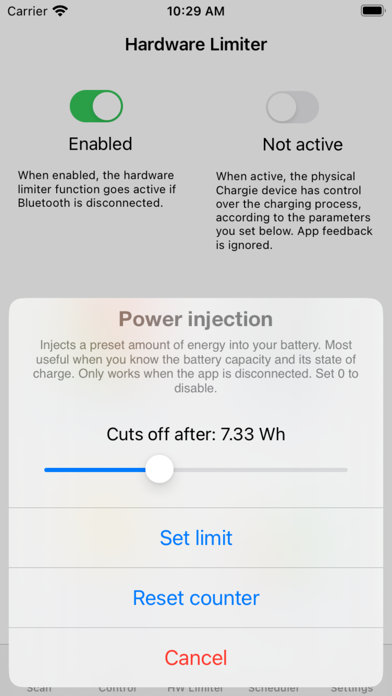 Chargie - phone charge limiter Screenshot