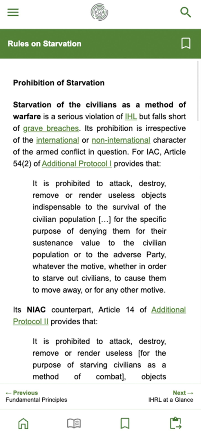 Starvation Accountability