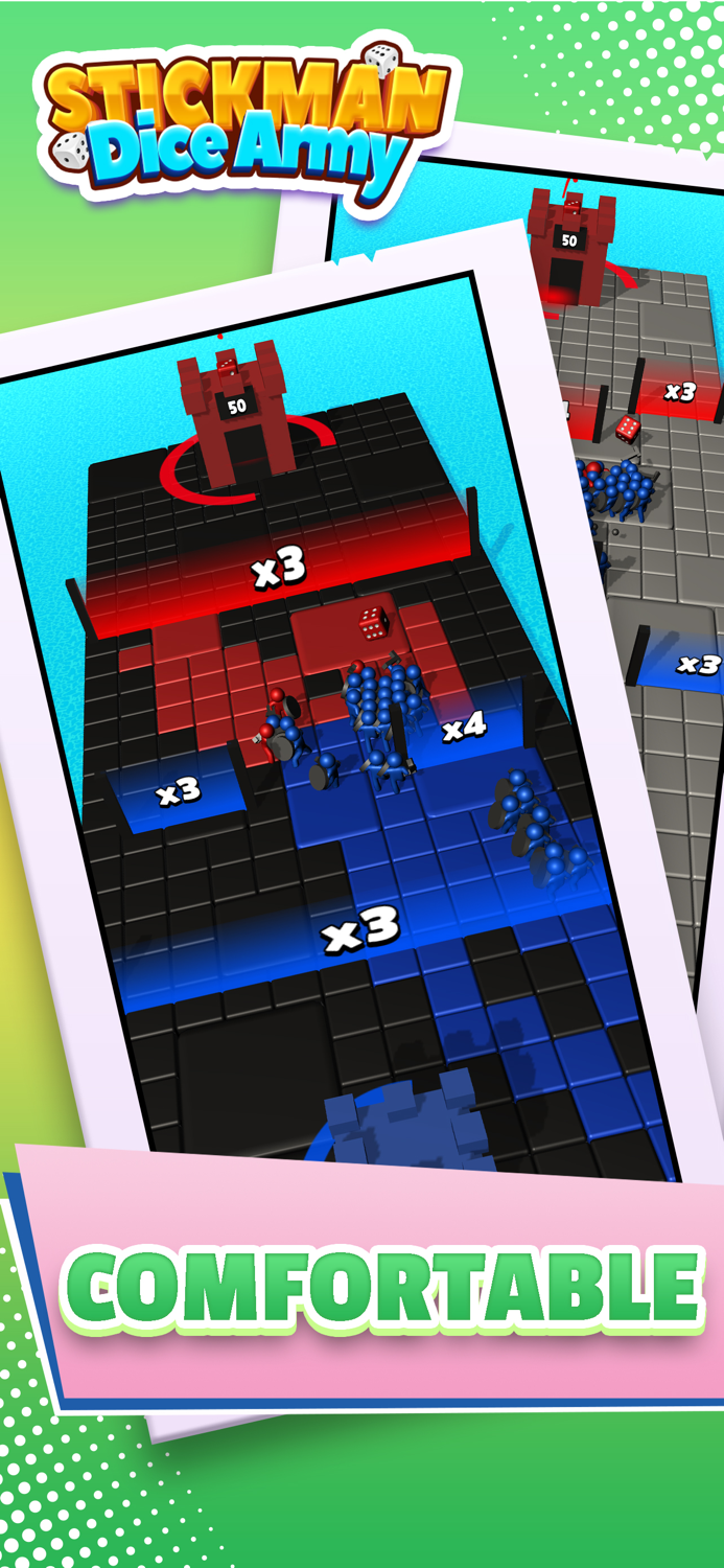 Dice Army Stickman Fighting