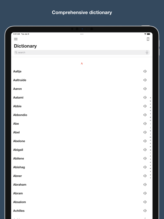 Screenshot #4 pour First Name Dictionary