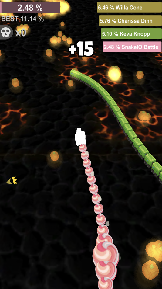 #7. Snake 3D Battle Royale (iOS) Podle: Nguyen Khac Quy