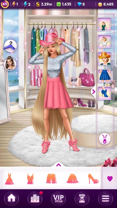 Lady Popular: Dress up game Screenshot