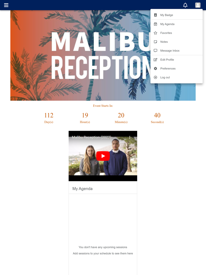 Pepperdine Malibu Reception