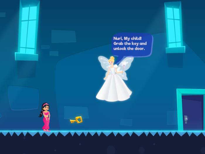 Princess Nuri and white Pari