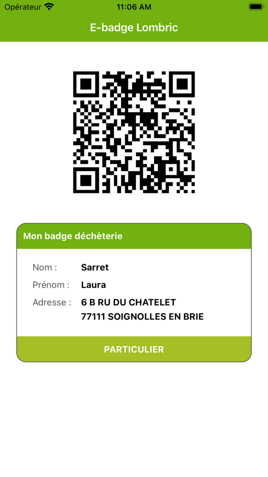 E-Badge LOMBRIC (iOS) 由: KERLOG E-Badge LOMBRIC (iOS) 由: KERLOG