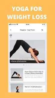yoga for weight loss app iphone screenshot 2