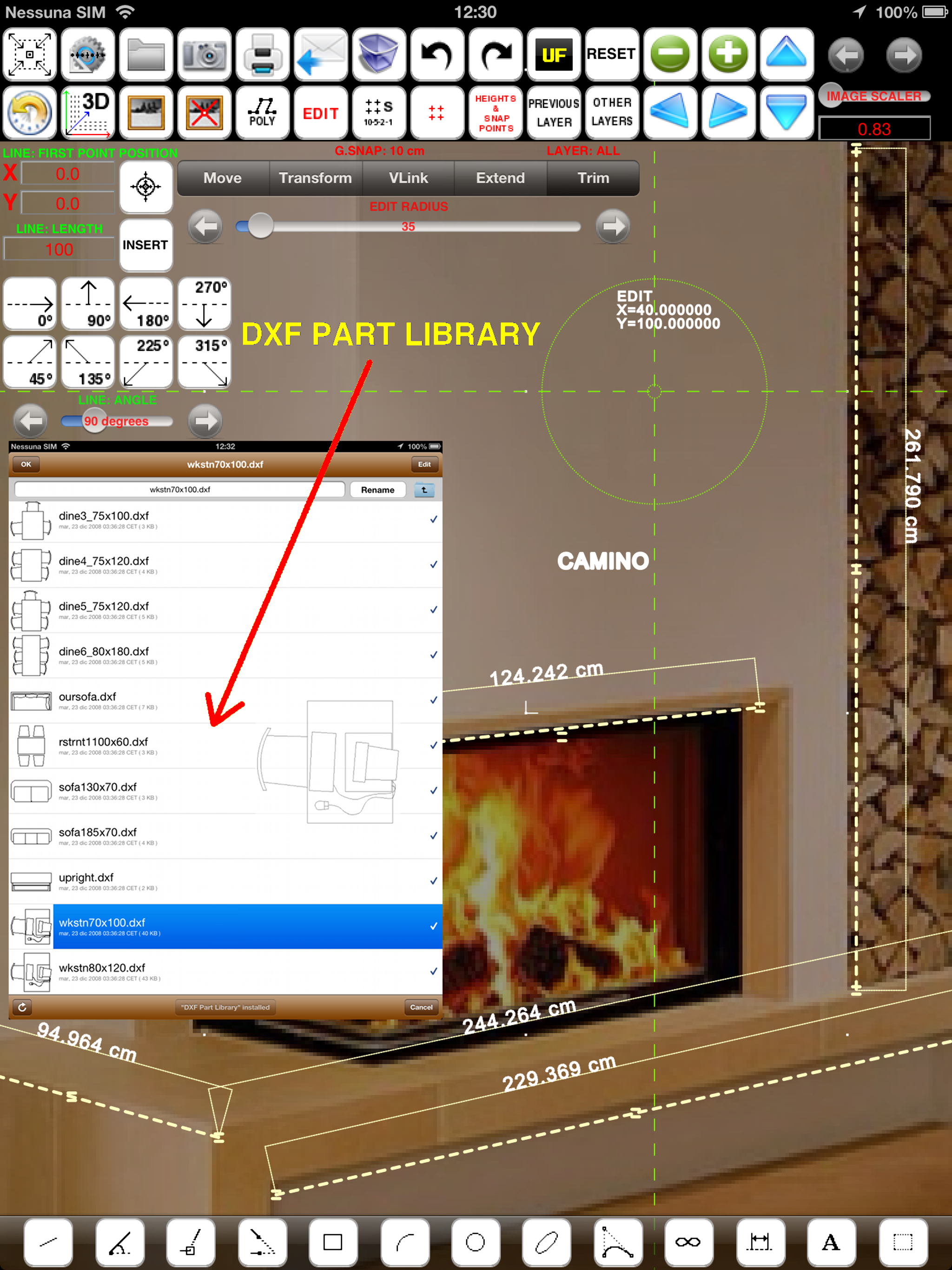 FingerCAD HD screenshot 3