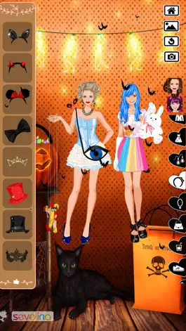 Game screenshot Halloween  spooky dressup apk