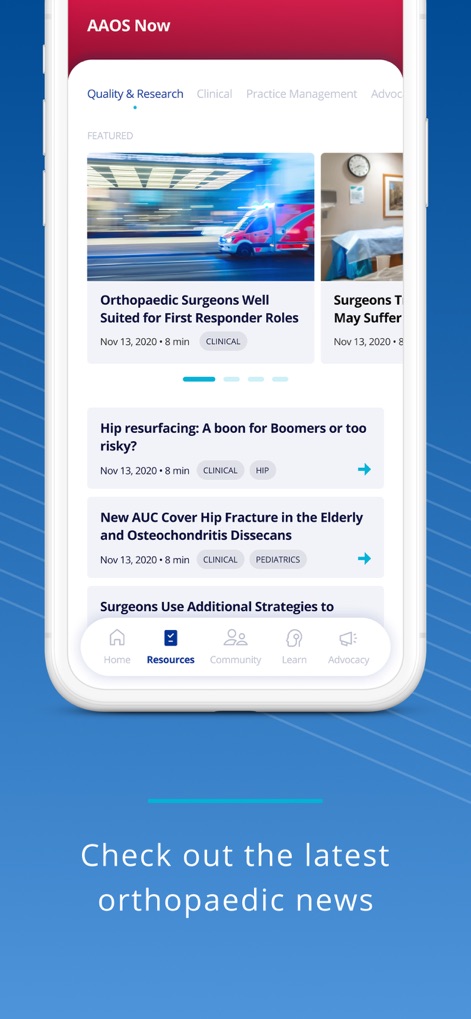 Membership App - AAOS - Medical App | MWM