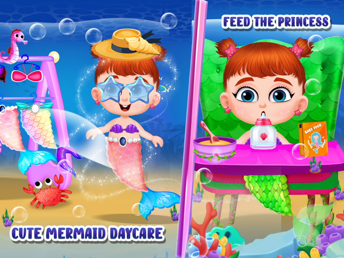 Mermaid Mom  Baby Care Games