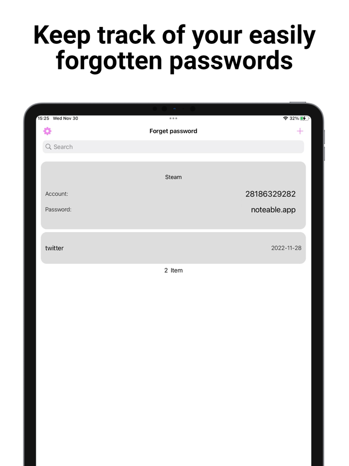 Forget Password