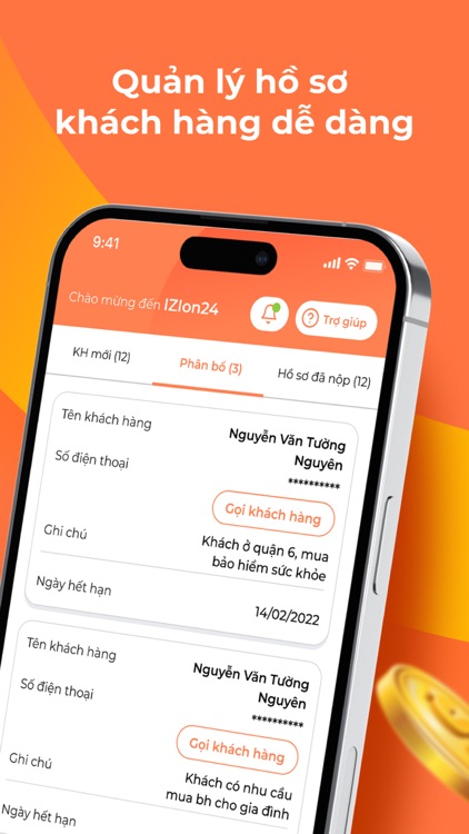 IZIon24 Agent: Đại lý bảo hiểm screenshot-3