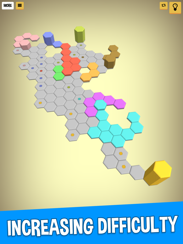 Hexa Slider Sort  Flow Color