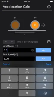 acceleration calculator plus iphone screenshot 4