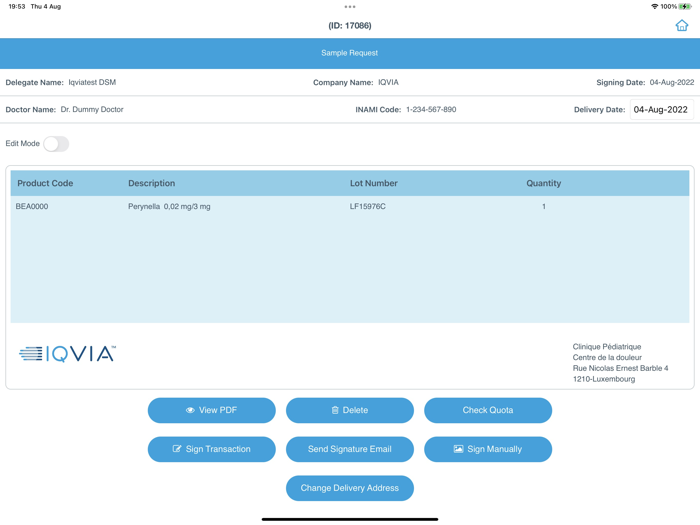 Digital Sample Management