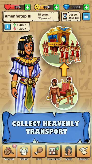 Pharaoh's Life: Idle Simulator Screenshot