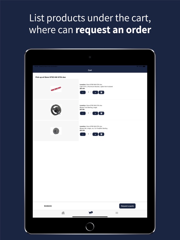 Miami Star iPad screenshot 4 - Shopping app