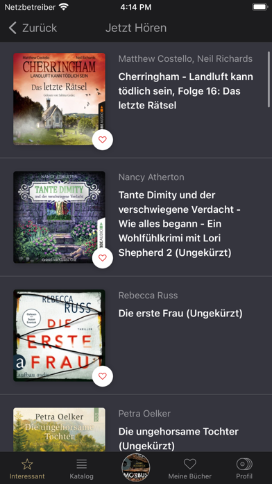 Audiobooks in German Screenshot