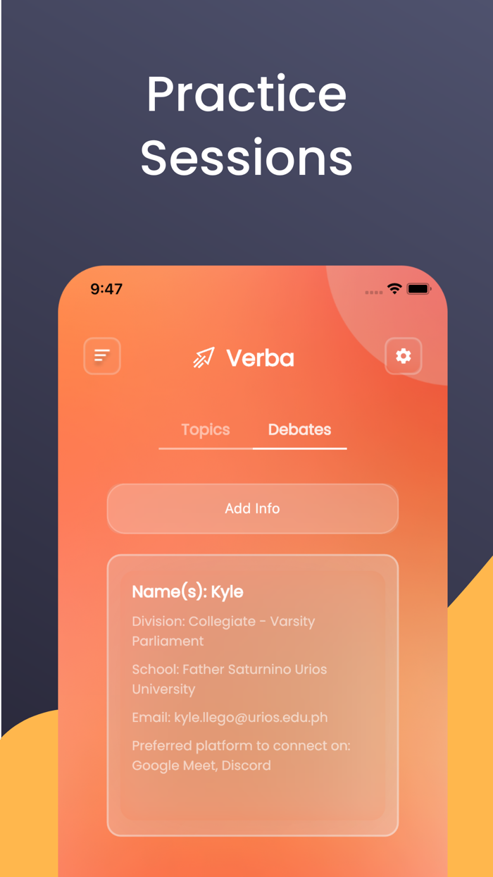 Verba  Public Speaking Coach