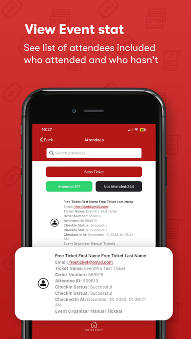 EventPro Entry Manager Screenshot