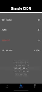 Simple Cidr screenshot #3 for iPhone