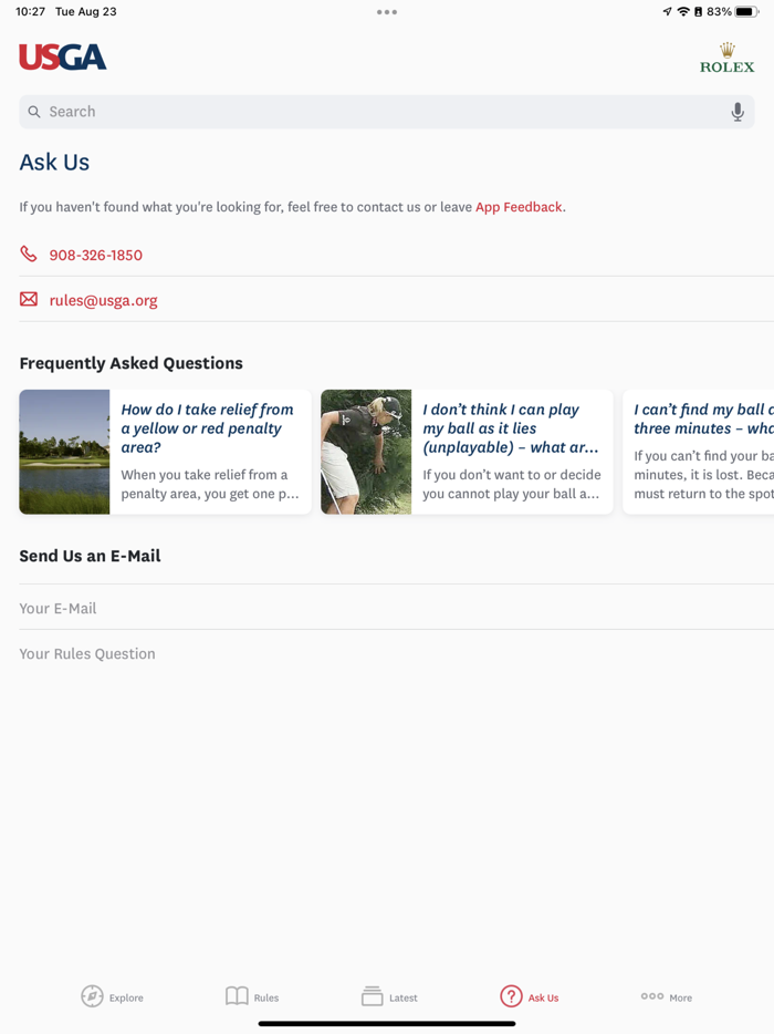 The Official Rules of Golf