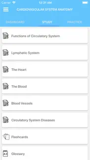 learn cardiovascular system iphone screenshot 3