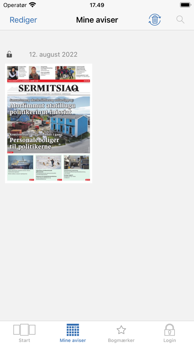 Sermitsiaq.AG-DK Screenshot