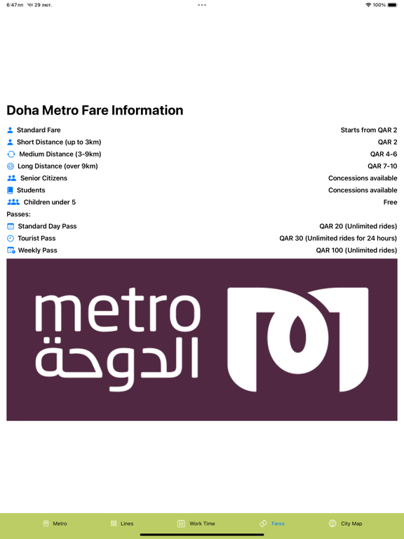 Screenshot #6 pour Doha Subway Map