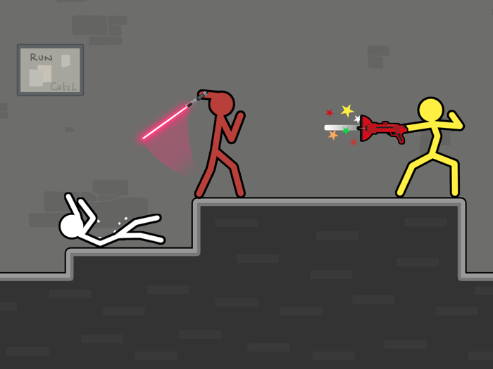 Stick Combat Superhero Fighter