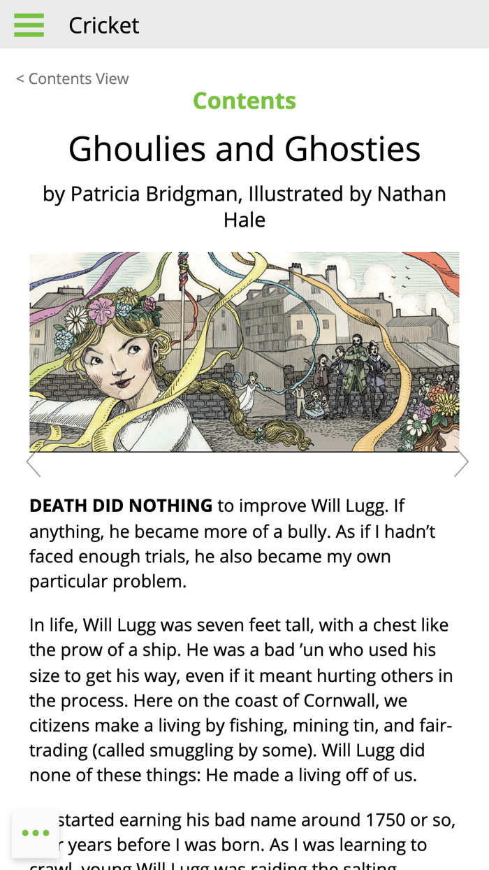 Cricket Mag Literature and Art