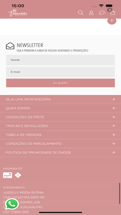 Jussilly  Moda Íntima Screenshot