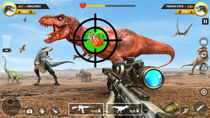 Dinosaur FPS Gun Hunting Games