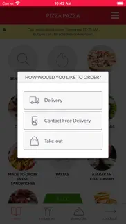 order pizza pazza iphone screenshot 2